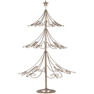 Clayre & Eef 5Y1267 Dekoration Weihnachtsbaum Ø 46x75 cm