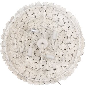 Clayre & Eef Wandlampe Ø62 cm Grau Weiß...