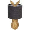 Clayre & Eef Tischlampe Hase Gold E27 Ø 20x43 cm