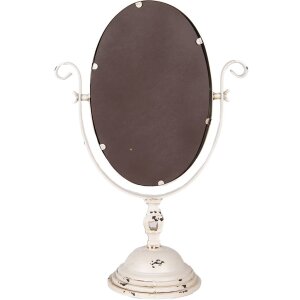 Clayre & Eef 62S330 Oglindă de Masă Bej-Maro, Stil Vintage 34x16x50 cm