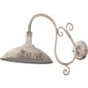 Clayre & Eef 6LMP800 Wandlampe Beige Grau Rost Eisen 49x23x27cm E14 Antikstil