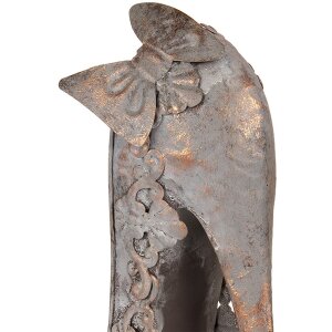 Clayre & Eef 6Y5846 Dekoschuh Metall Kupfer...