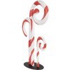 Clayre & Eef 6Y5864 Weihnachtsdeko Zuckerstangen Weiß Rot 24x11x46 cm