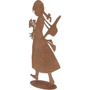Clayre & Eef 6Y5958 Dekofigur Kind Metall Edelrost...