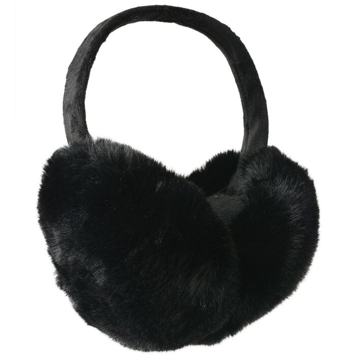 Juleeze JZEW0016Z Protecție urechi Negru 13cm Blană artificială flexibilă