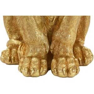 Mauro Ferretti Dekofigur König Löwenmantel 30x42x74 cm gold
