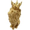 Mauro Ferretti Dekofigur König Löwenmantel 30x42x74 cm gold