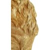 Mauro Ferretti Dekofigur König Löwenmantel 30x42x74 cm gold