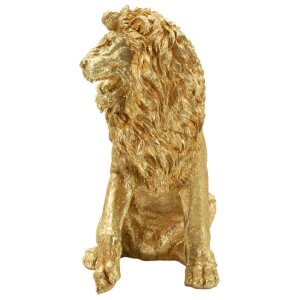 Mauro Ferretti Dekofigur Löwenscharbe 45x29x55 cm gold