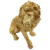 Mauro Ferretti Dekofigur Löwenscharbe 45x29x55 cm gold