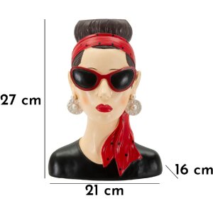 Vaza Frau Hollywood Mauro Ferretti 21x16x27 cm Multicolor