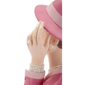 Mauro Ferretti Figur Pariserin 18x11x26 cm rosa