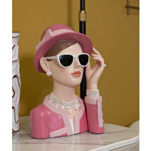 Mauro Ferretti Figur Pariserin 18x11x26 cm rosa