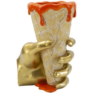 Mauro Ferretti Ghiveci Tüte 18x16x26 cm Auriu...