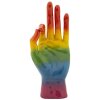 Mauro Ferretti Dekofigur Regenbogenhand OK 16x10,5x36 cm mehfarbig