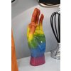 Mauro Ferretti Dekofigur Regenbogenhand OK 16x10,5x36 cm mehfarbig