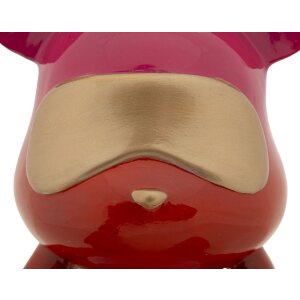 Mauro Ferretti Dekofigur Regenbogenbär 21,5x20,5x32 cm rot gelb