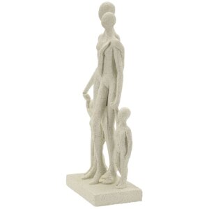 Mauro Ferretti Stons Figurine Familie 16x8x30,5 cm creme