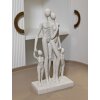 Mauro Ferretti Stons Figurine Familie 16x8x30,5 cm creme