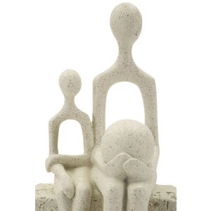 Mauro Ferretti Stons Figurină Maternitate 10x7,5x26 cm Crem
