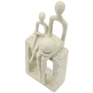Mauro Ferretti Stons Figurină Maternitate 10x7,5x26 cm Crem