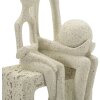Mauro Ferretti Stons Figurină Maternitate 10x7,5x26 cm Crem