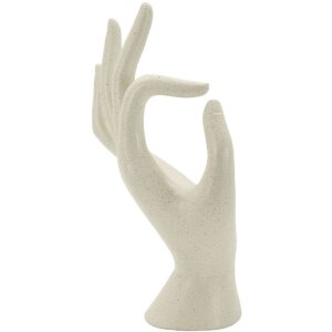 Mauro Ferretti Skulptur OK Stons 14x10x24 cm creme