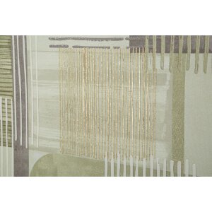 Mauro Ferretti Leinwandbild mit Rahmen Linien 60x3x60 cm