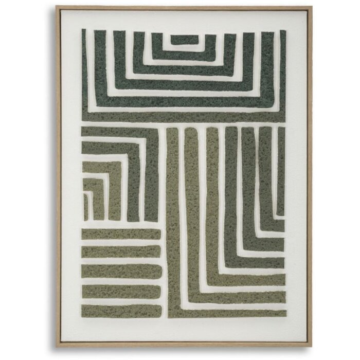 Mauro Ferretti 3D-Gemälde auf Leinwand mit Rahmen 60x2,9x80 cm