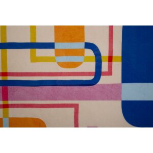 Mauro Ferretti Modis cu ramă 60x3,3x80 cm - Decorațiune de perete multicoloră