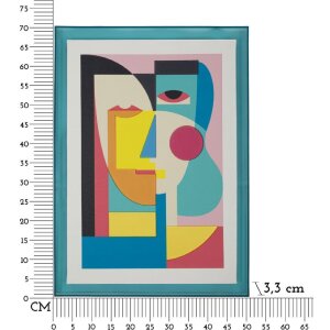Mauro Ferretti Wandbild Picassy mit Rahmen 50x3,3x70 cm