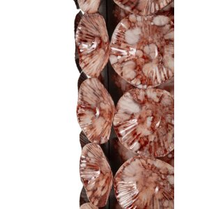 Vază decorativă Mauro Ferretti Drop roșie 12,5x12,5x24 cm