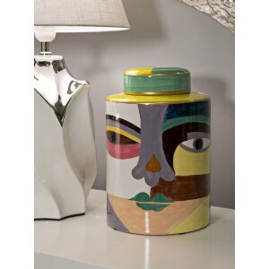Mauro Ferretti Vase Piccassy Farbe oben Ø19x28 cm