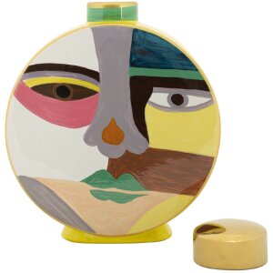 Mauro Ferretti Vase Piccassy Farbe rund 23x9x28 cm