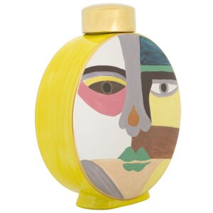 Mauro Ferretti Vase Piccassy Farbe rund 23x9x28 cm
