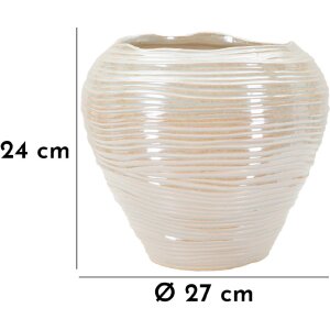 Vază rotundă Perly Ø 27x24 cm Mauro Ferretti