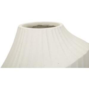Vază Mauro Ferretti Eis Ø 22,5x38 cm crem