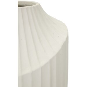 Vază Mauro Ferretti Eis Ø 22,5x38 cm crem