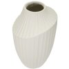 Vază Mauro Ferretti Eis Ø 22,5x38 cm crem