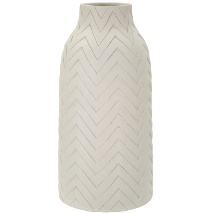 Vază Mauro Ferretti Winter Ø 29x60 cm crem