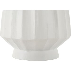 Mauro Ferretti Vase Glint Ø 25x50 cm weiß