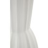 Mauro Ferretti Vase Glint Ø 25x50 cm weiß
