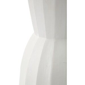 Mauro Ferretti Vase Glint Ø 24x41 cm weiß