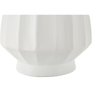 Mauro Ferretti Vase Glint Ø 24x41 cm weiß