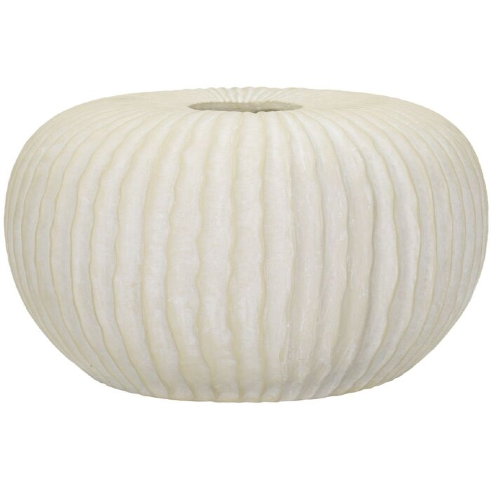 Mauro Ferretti Vase Eiszapfen Ø 40x23 cm creme