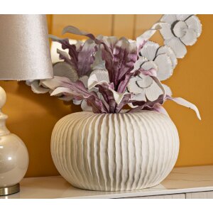 Mauro Ferretti Vase Eiszapfen Ø 40x23 cm creme