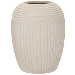 Vaza Mauro Ferretti Nebel Crem Ø 30x38,5 cm