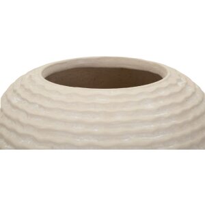 Vaza Mauro Ferretti Nebel Crem Ø 30x38,5 cm