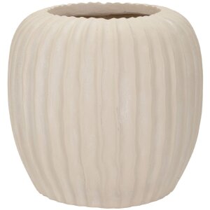Mauro Ferretti Vase Nebel Ø 26,5x26 cm creme