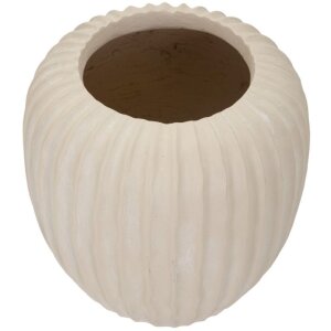 Mauro Ferretti Vase Nebel Ø 26,5x26 cm creme